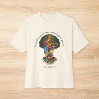 Women's T-shirt -"Rooted in Gratitude, Blossoming in Grace"