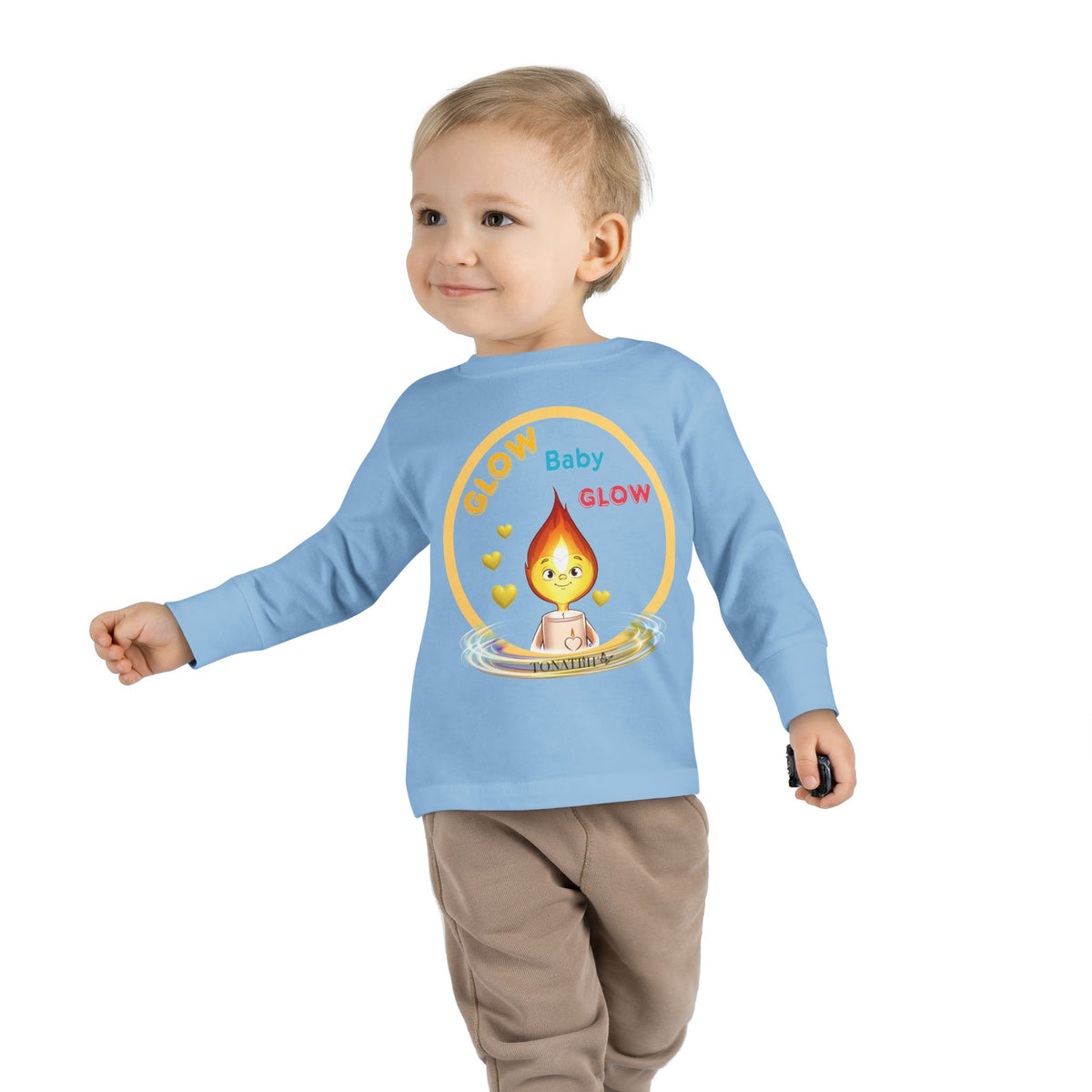 Toddler Long Sleeve Tee - "Glow Baby Glow"