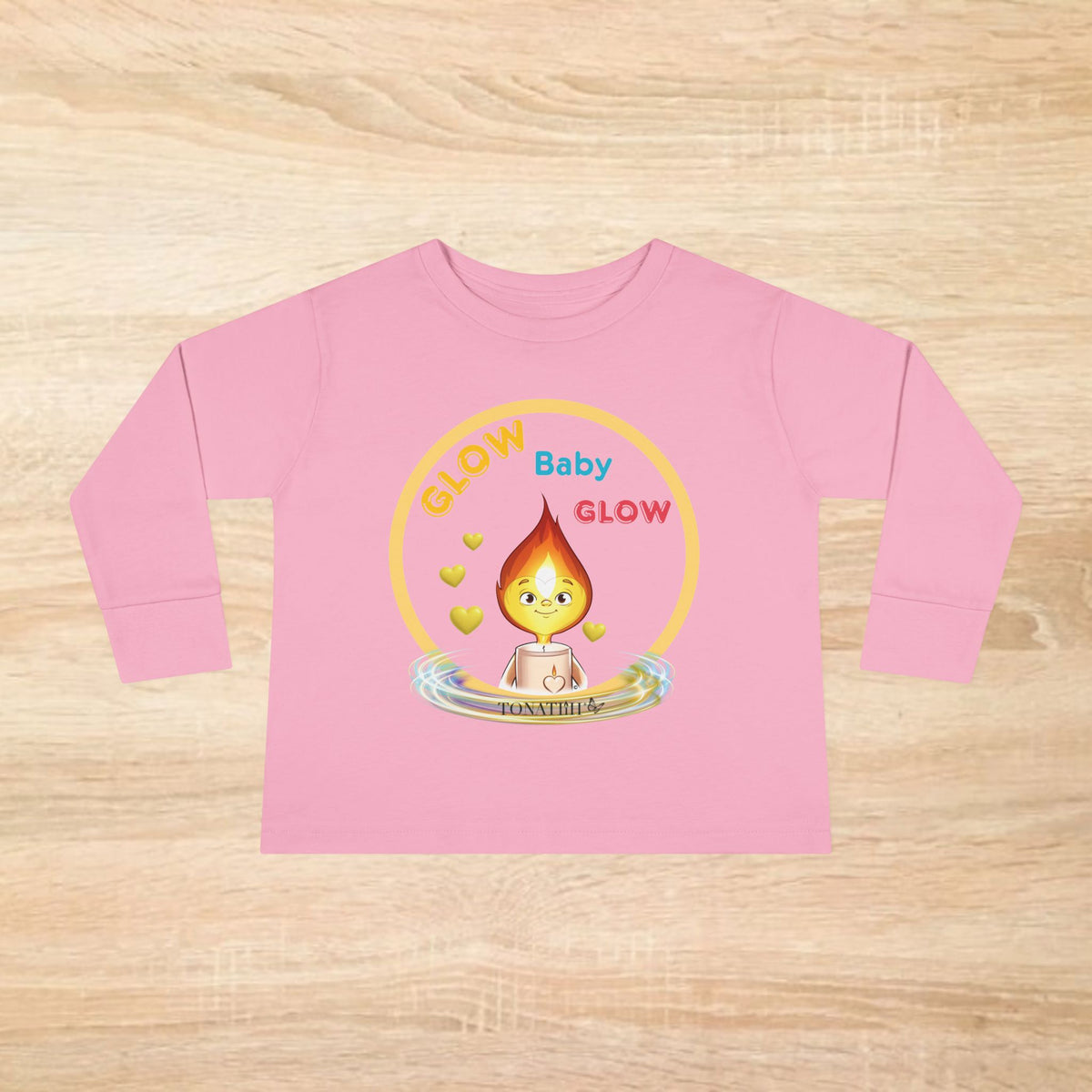 Toddler Long Sleeve Tee - "Glow Baby Glow"