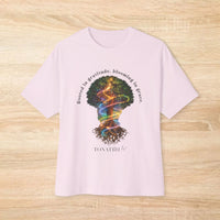 Women's T-shirt -"Rooted in Gratitude, Blossoming in Grace"