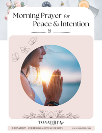 Morning Prayer for Peace & Intention Prayer