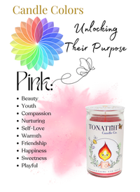 Light Heart -Traditional wax -Pink (4oz)