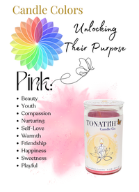 Healing Light -Traditional wax -Pink (4oz)