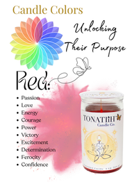 Healing Light -Traditional wax -Red (4oz)