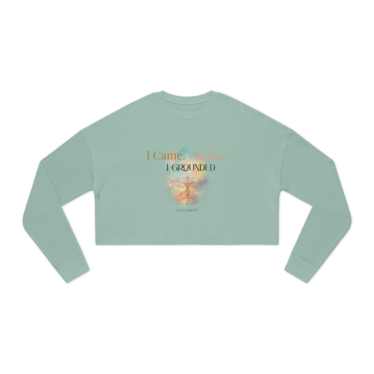 Women's Cropped Sweatshirt — Grounded