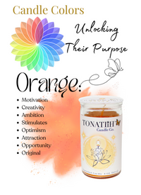 Healing Light -Traditional wax -Orange (4oz)