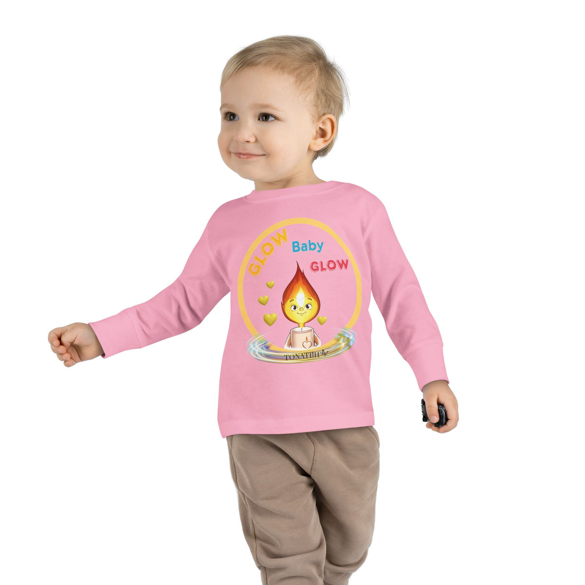 Toddler Long Sleeve Tee - "Glow Baby Glow"