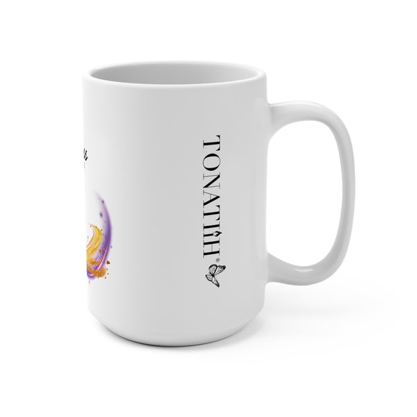 Ceramic Mug — 15oz Mindfulness "Stillness Balance" Cup