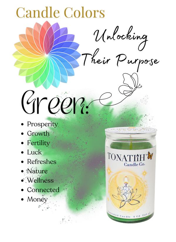 Healing Light -Traditional wax -Green (4oz)