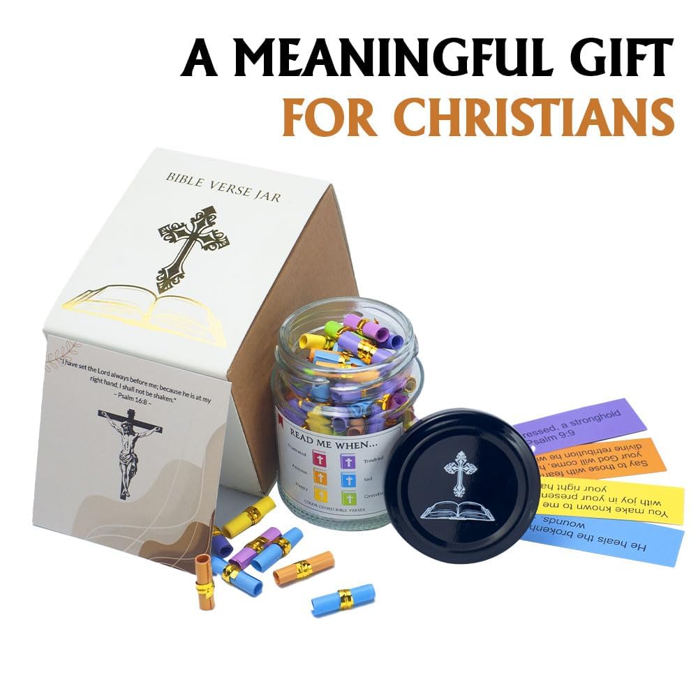 Bible Verse Jar, Bible Verse Jar and Keychain NFC, Graduation Gifts For Her, Gifts for Mom, Christian Gifts for Women, Bible Accessories Women, Birthday Gifts for Women, Christian Gifts