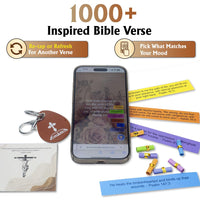 Bible Verse Jar, Bible Verse Jar and Keychain NFC, Graduation Gifts For Her, Gifts for Mom, Christian Gifts for Women, Bible Accessories Women, Birthday Gifts for Women, Christian Gifts