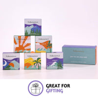 Folkulture Backflow Incense Cones | Set of 6 Waterfall Incense Cones | Lavender Dragon’s Blood Palo Santo & Cedar Patchouli Sandalwood Nag Champa Inscents-Cones for Gifts for Mom (AM to PM Healing)