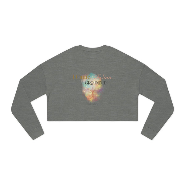 Women's Cropped Sweatshirt — Grounded