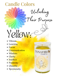 Healing Light -Traditional wax -Yellow (4oz)