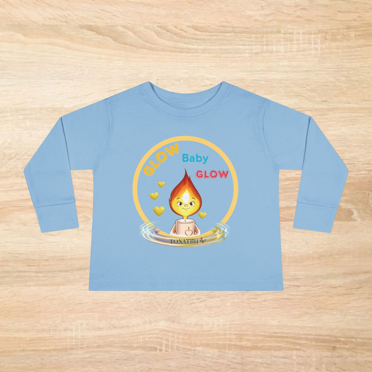 Toddler Long Sleeve Tee - "Glow Baby Glow"