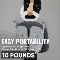 Dual-Backrests Ergonomic Floor Chair with Back Support - Meditation Foldable Chairs for Adults