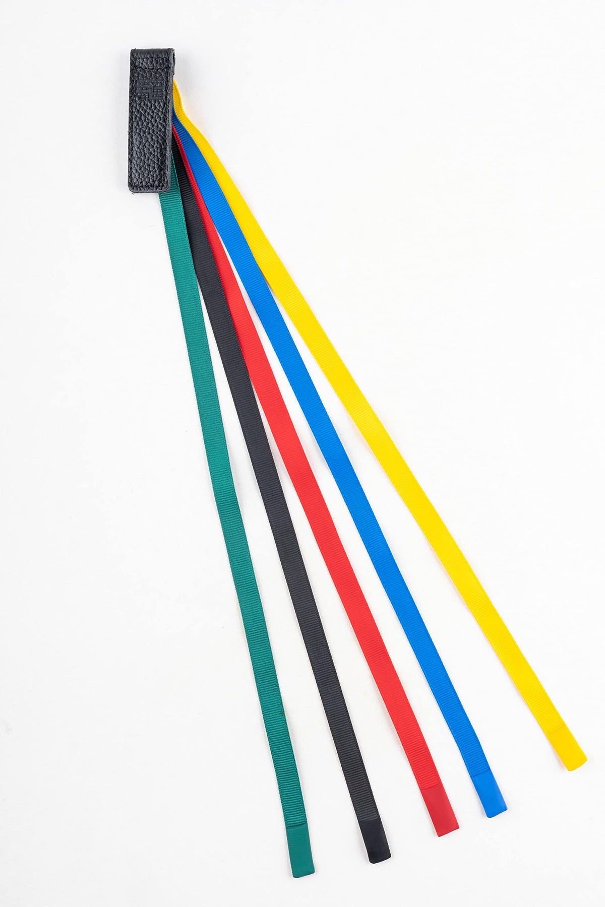 Superior Essentials Magnetic Bible Bookmark - Genuine Leather, Attachable Bible Ribbon Bookmarks for Book Lovers with 5 Strings - No More Flipping Pages Using Our Bible Page Marker (1PC, Rainbow)