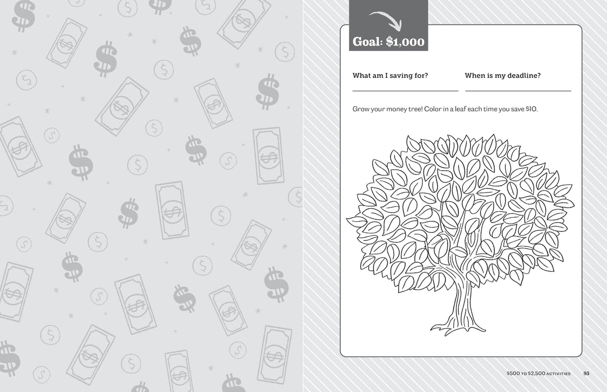 Cash Stash Activity Book: 75 Fun Money Savings Challenges from $50 to $10,000+ (Money Savings Challenge Activities)