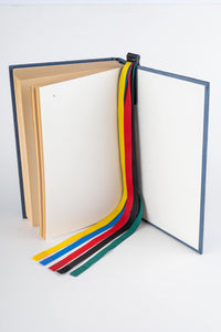 Superior Essentials Magnetic Bible Bookmark - Genuine Leather, Attachable Bible Ribbon Bookmarks for Book Lovers with 5 Strings - No More Flipping Pages Using Our Bible Page Marker (1PC, Rainbow)