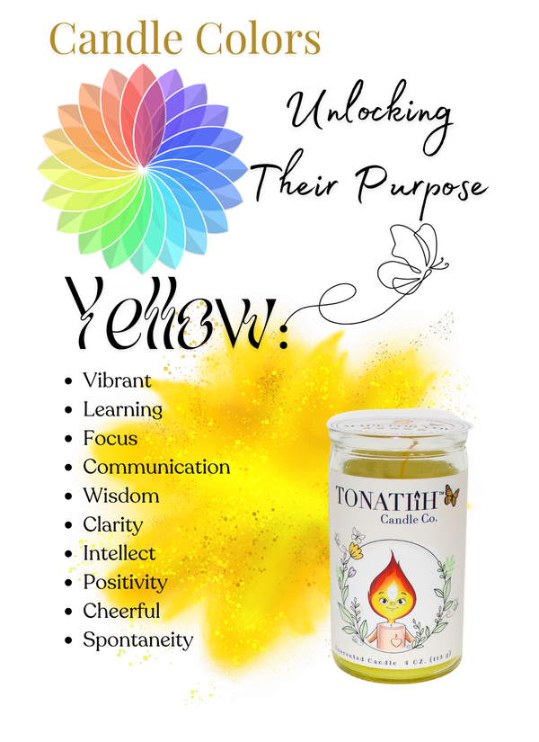 Light Heart -Traditional wax -Yellow (4oz)