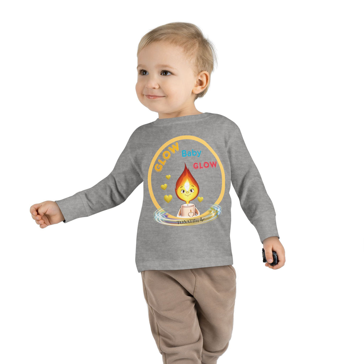 Toddler Long Sleeve Tee - "Glow Baby Glow"