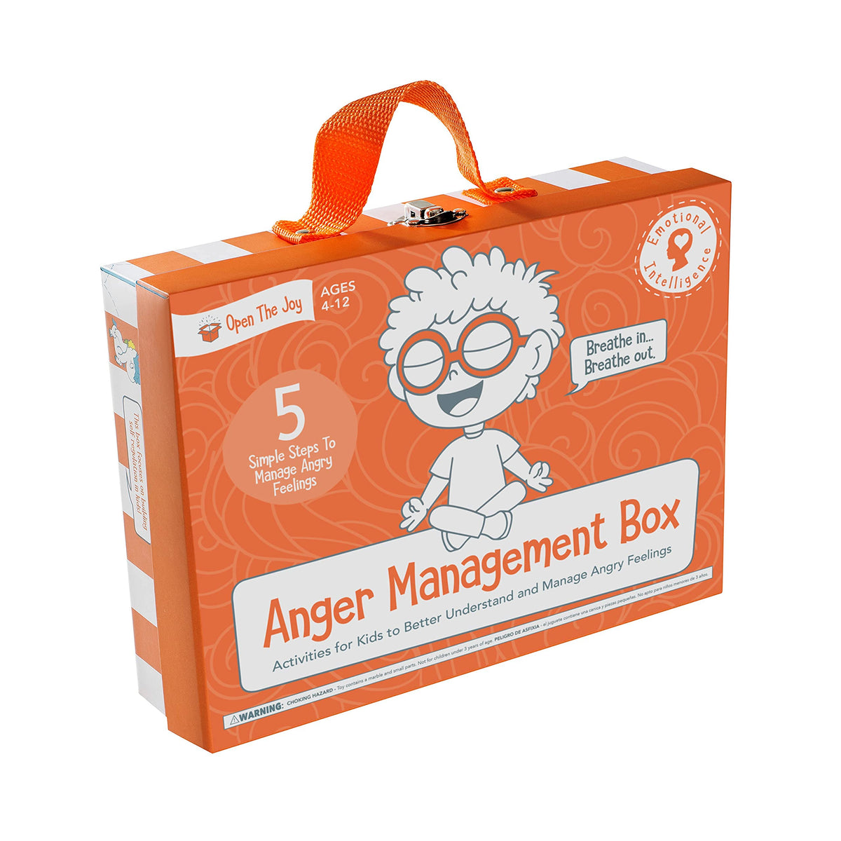 Open The Joy Anger Management Box – Emotional Regulation Kit for Kids with Calming Tools, DIY Crafts, and Stress Relief Activities, Perfect for Social-Emotional Learning and Mindfulness Practice