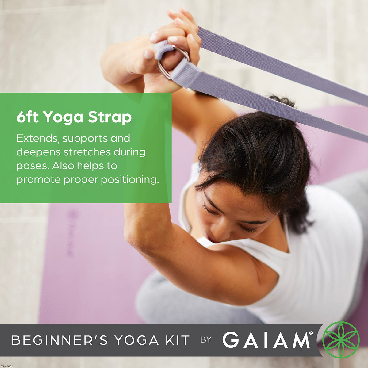 Gaiam Beginner's Yoga Kit, Lily Shadows