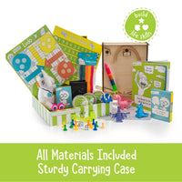 Open The Joy On The Go Box, Road Trip Travel Games Activity Box, Includes Card Games, Craft Kits, and Other 50+ Travel Activities for Kids and Family Ages 4+