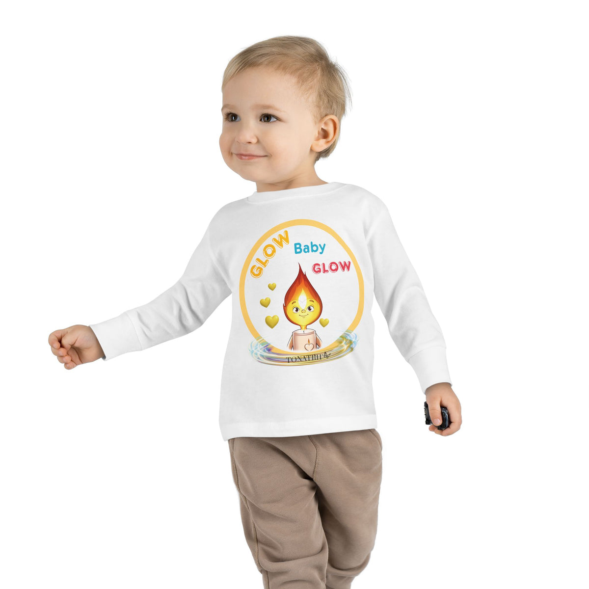 Toddler Long Sleeve Tee - "Glow Baby Glow"