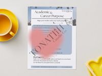 Academic & Career Purpose Prayer