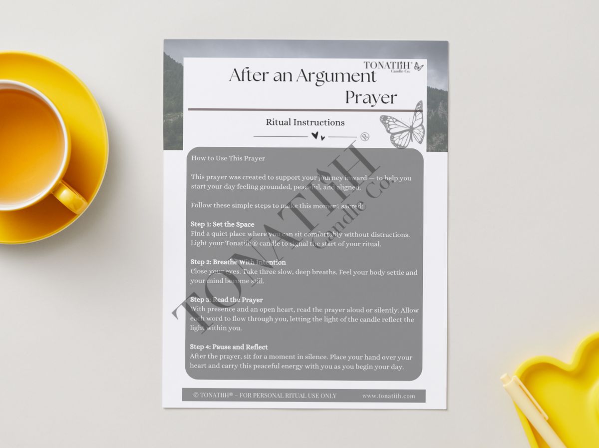 After an Argument Prayer