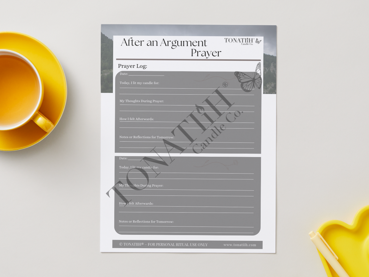 After an Argument Prayer