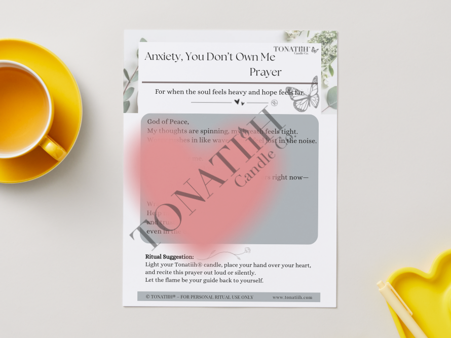 Anxiety, You Don't Own Me Prayer