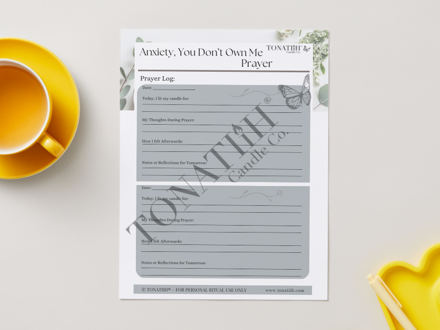 Anxiety, You Don't Own Me Prayer