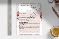 Before We Say "I Do" Prayer