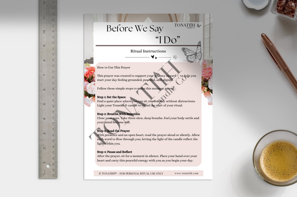 Before We Say "I Do" Prayer