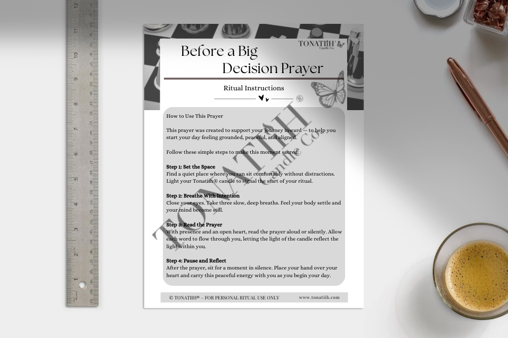 Before a Big Decision Prayer