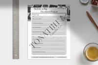 Before a Big Decision Prayer