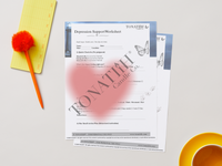 Depression Support Worksheet