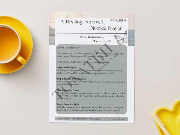 A Healing Farewell Divorce Prayer