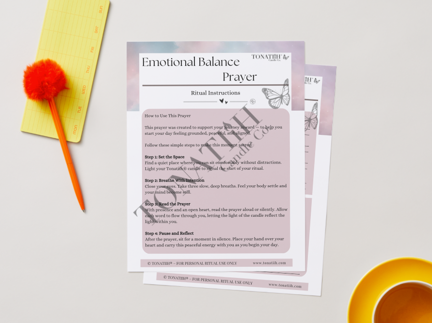 Emotional Balance Prayer
