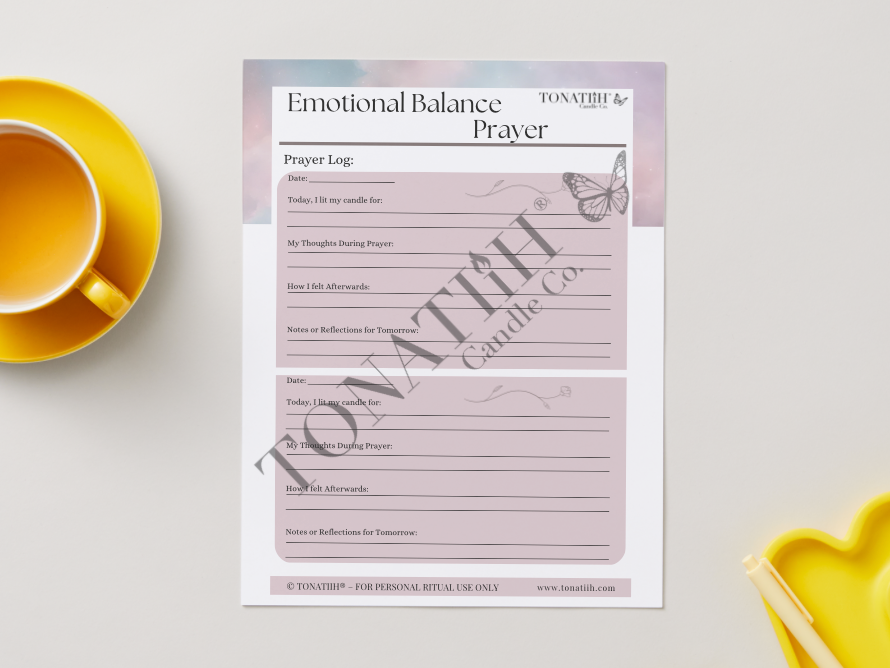 Emotional Balance Prayer