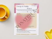 Energy & Vitality Prayer