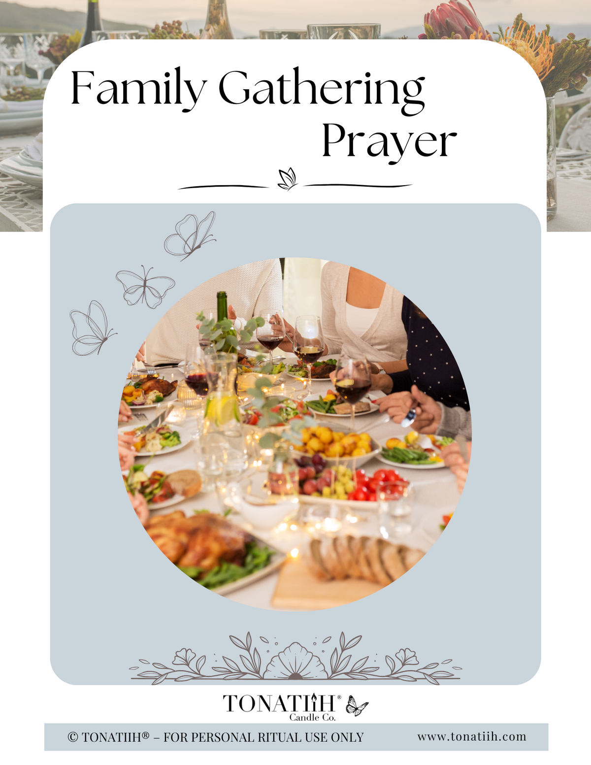 Family Gathering Prayer