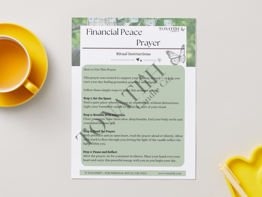 Financial Peace Prayer