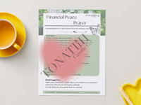 Financial Peace Prayer
