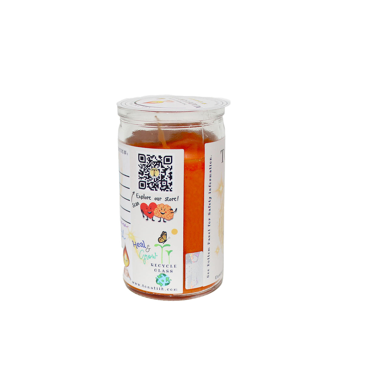 Healing Light -Traditional wax -Orange (4oz)