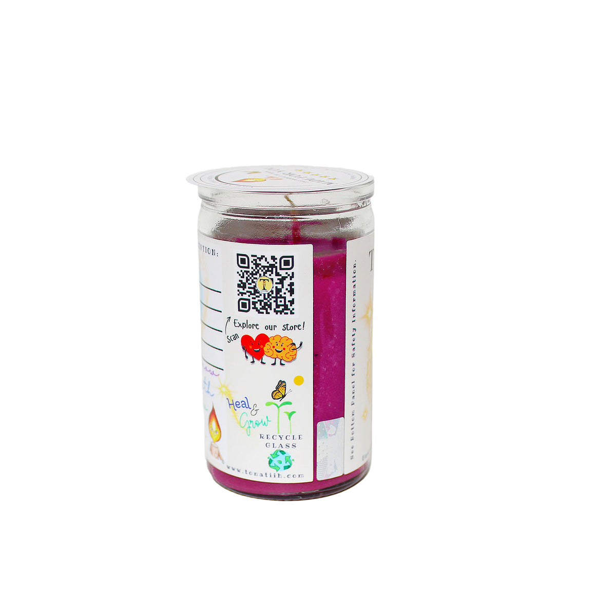 Healing Light -Traditional wax -Purple (4oz)