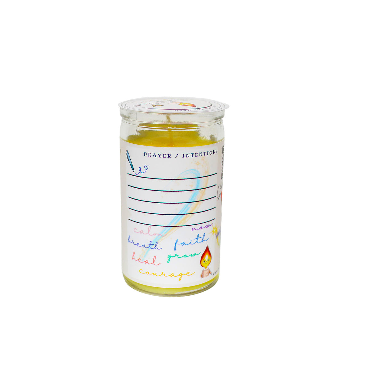 Healing Light -Traditional wax -Yellow (4oz)