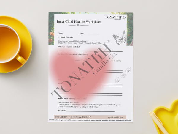 Inner Child Healing Worksheet